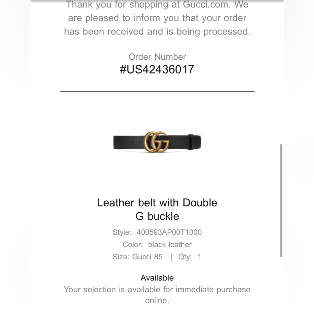Gucci Belt